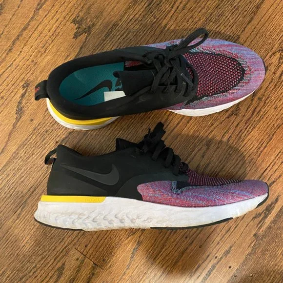 Nike | Shoes | Nike Odyssey React Flyknit 2 Black Multicolor  display picture 2